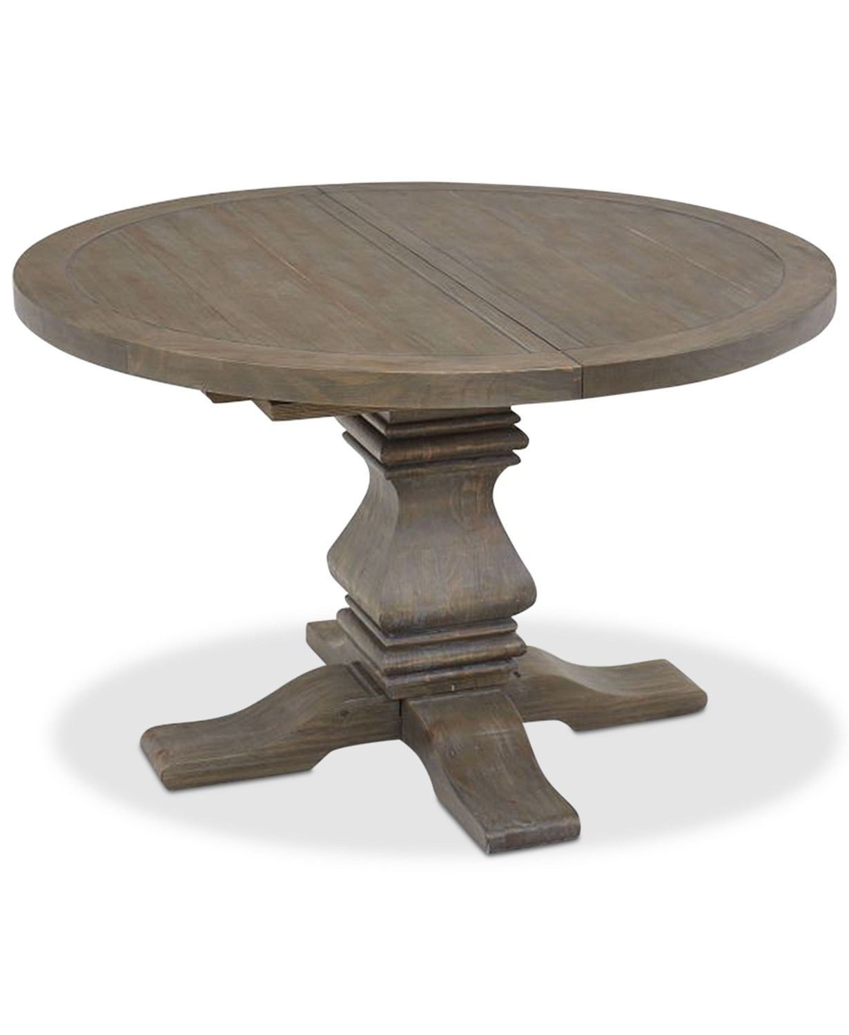 Furniture Tristan Round Expandable Dining Table Created For intended for proportions 1230 X 1500