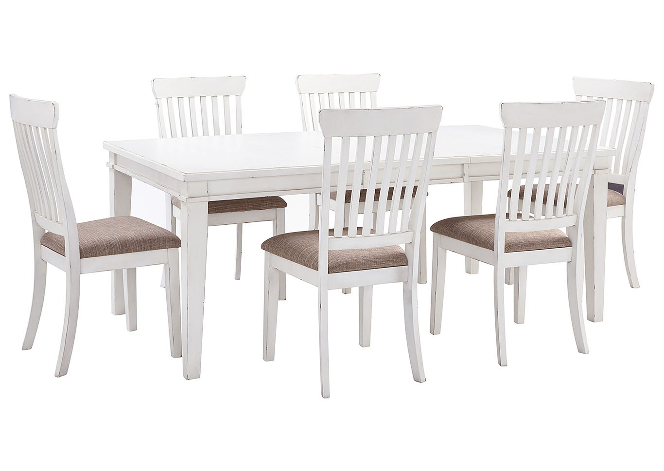 Furniture World Petal Ms Danbeck White Dining Table Set W throughout size 1366 X 968