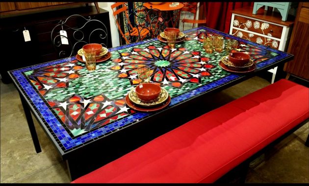 Furthur Wholesale Mosaic Dining Tables Mosaic Table regarding sizing 1600 X 951