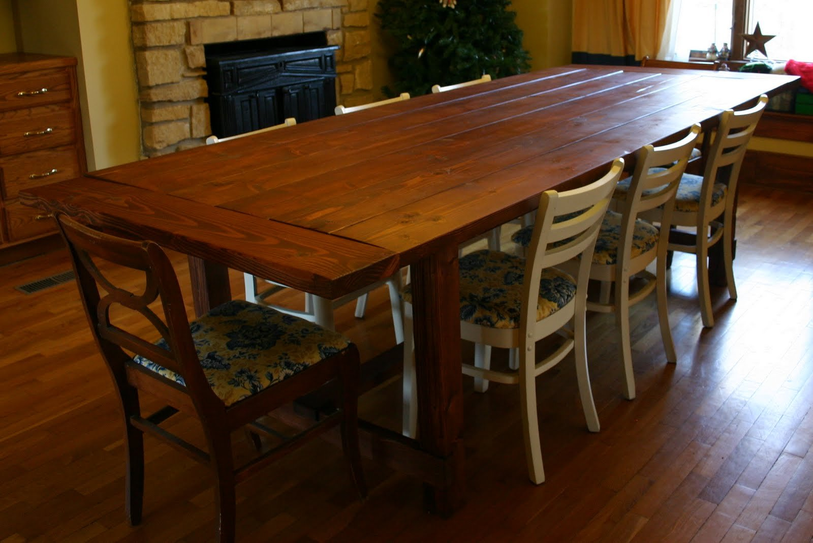 German Jello Salad Rustic Dining Table I Built From Free with proportions 1600 X 1068