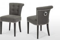Grey Fabric Upholstered Dining Chairs Dining Room Chairs inside measurements 2889 X 1500
