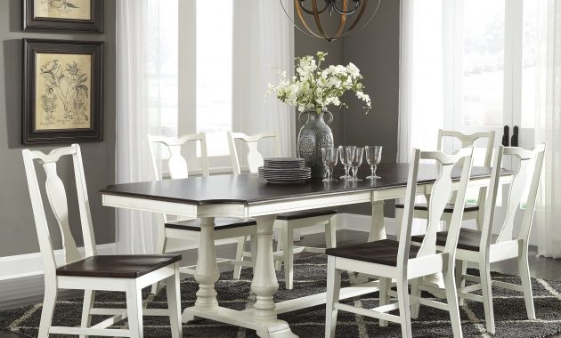 Grove Park 7 Piece Dining Set Table With 6 Side Chairs inside dimensions 2000 X 2000