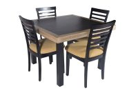 Habitt Ethan Dining Table With 4 Chairs Lf 40 with sizing 1200 X 939