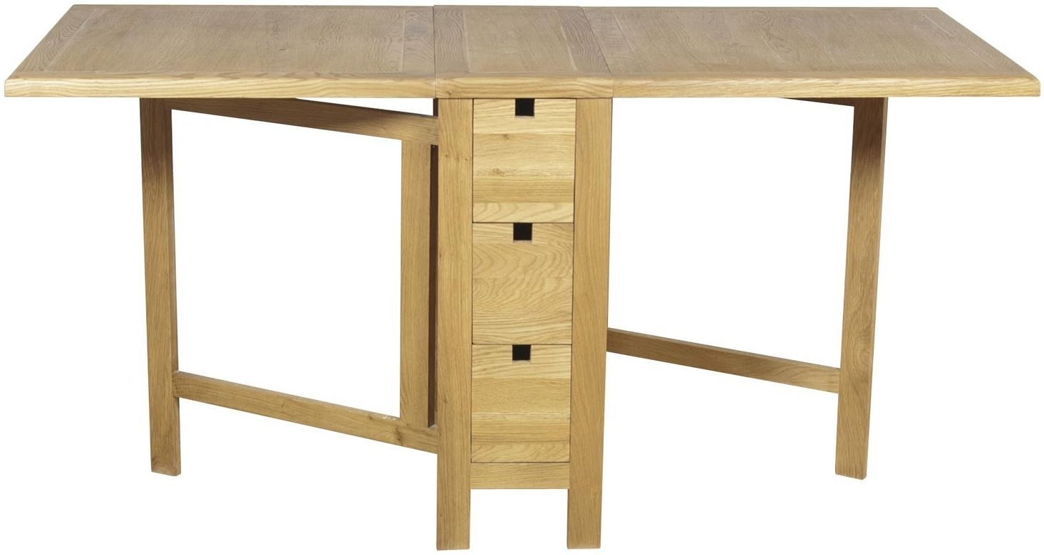 Hampshire Oak Gate Leg Dining Table inside dimensions 1465 X 780