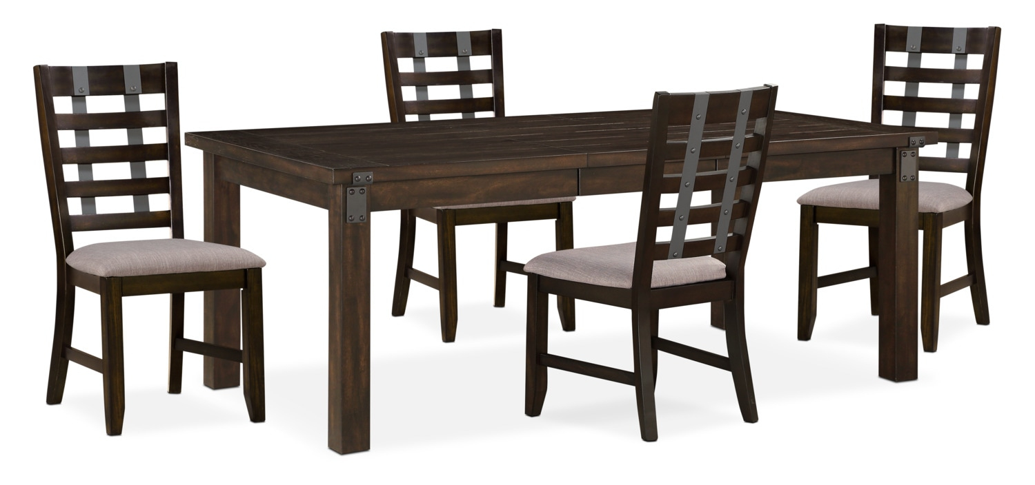 Hampton Dining Table And 4 Side Chairs for measurements 1500 X 704