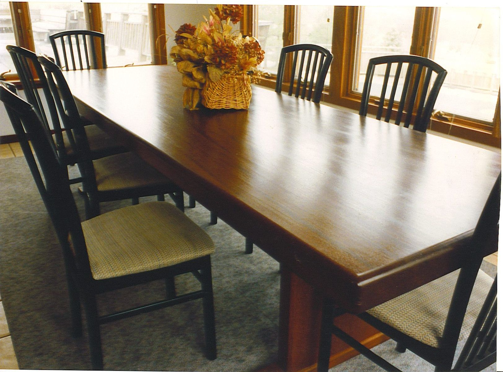 Hand Made Dining Room Table Cabinetmaker Birdie Miller intended for proportions 1623 X 1200