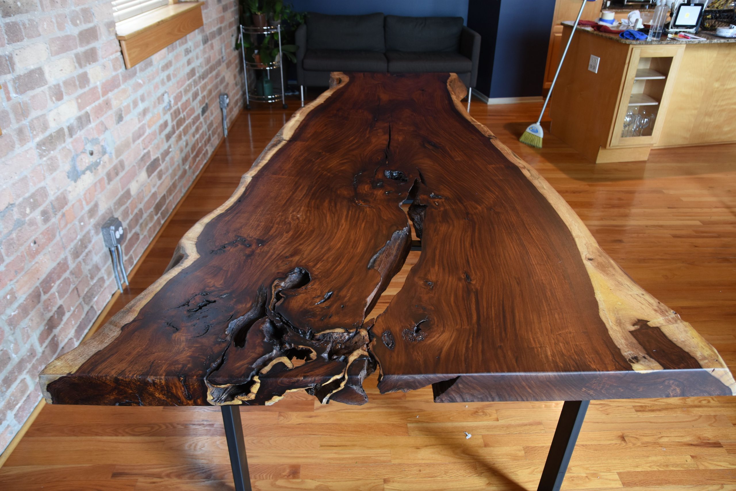 Hand Made Indian Rosewood Single Slab Dining Table regarding dimensions 6000 X 4000