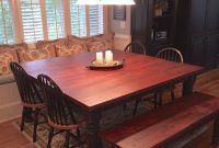 Hand Made Square Style Farmhouse Dining Room Table inside size 2448 X 2448