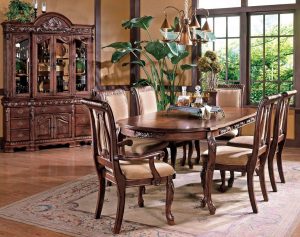 Harmony Dining Room Set Cherry throughout sizing 1295 X 1024