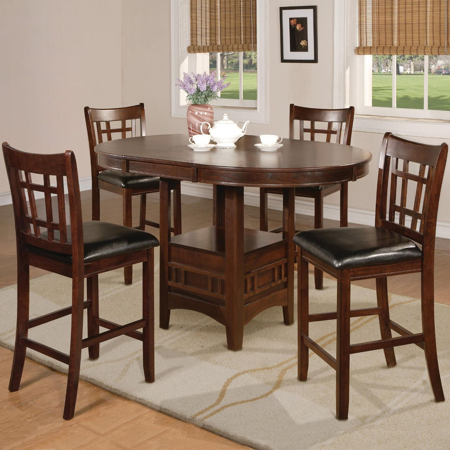 Hartwell 5 Piece Counter Height Table And 4 Chairs 49900 pertaining to proportions 1536 X 1536