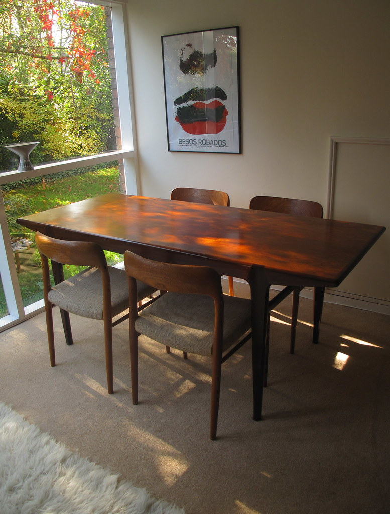 Heals Dining Table With Niels Moller 75 Chairs Dining Tabl with regard to sizing 777 X 1024