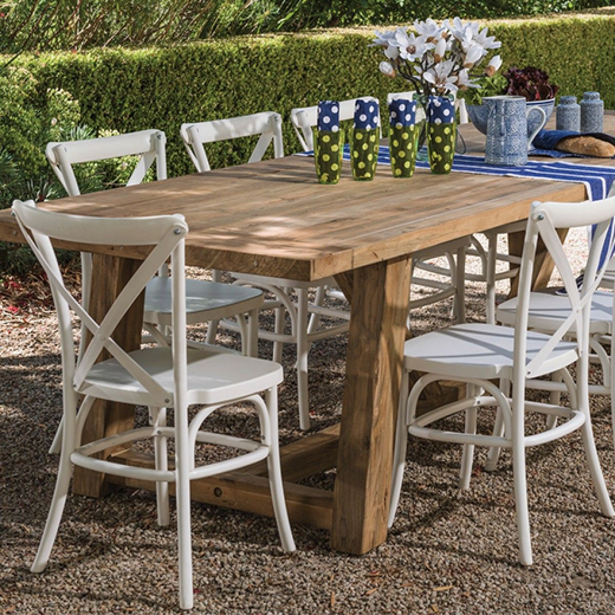 Highgate Reclaimed Teak Table 3200 X 1000 Tables Outdoor intended for size 1200 X 1200