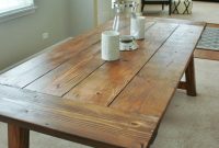 Holy Cannoli We Built A Farmhouse Dining Room Table for measurements 1027 X 1600