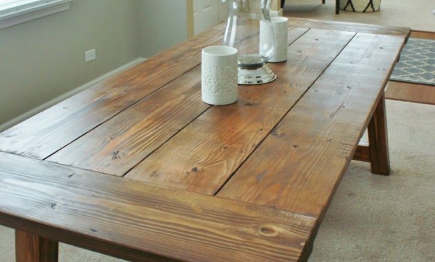 Holy Cannoli We Built A Farmhouse Dining Room Table for measurements 1027 X 1600