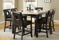 Homelegance Archstone 7pc Black Square Dining Table Set pertaining to size 1103 X 900