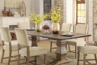 Homelegance Veltry Double Pedestal Rectangular Dining Table With Leaf Weathered Finish inside sizing 1500 X 1128