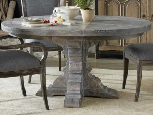 Hooker Furniture Beaumont Gray 48 Wide Round Dining Table with proportions 2495 X 1871