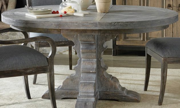Hooker Furniture Beaumont Gray 48 Wide Round Dining Table with proportions 2495 X 1871