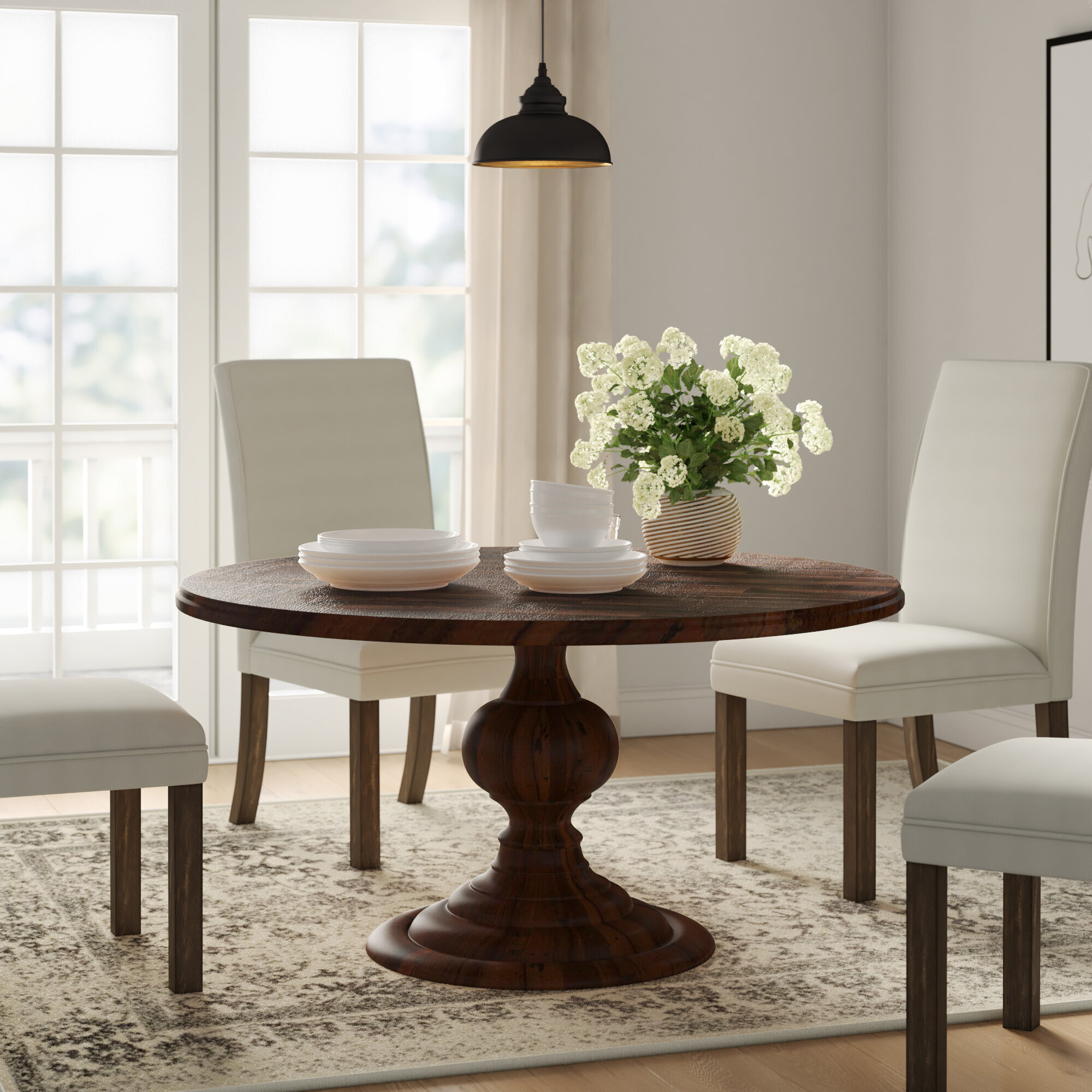 Hoyt Solid Wood Dining Table within size 2000 X 2000