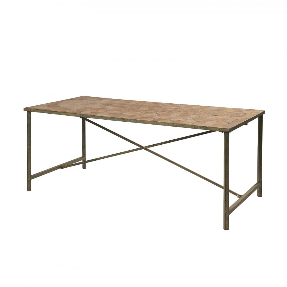 Hudson Bay Parquet Top Dining Table regarding size 1000 X 1000