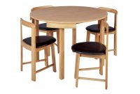 Hygena Alena Oak Circular Dining Table And 4 Chairs in dimensions 1500 X 880