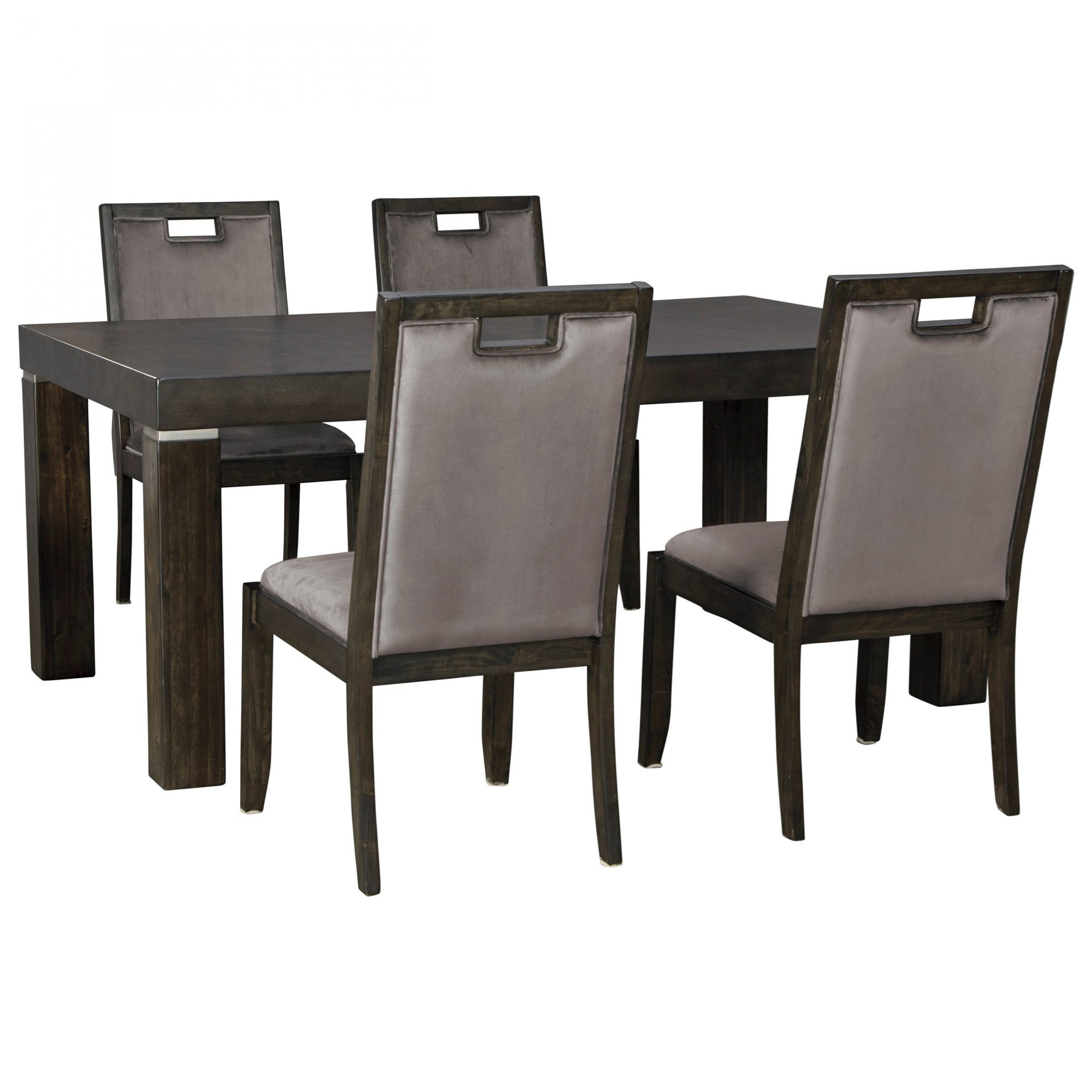 Hyndell 5 Piece Rectangular Dining Table Set for proportions 2587 X 2587