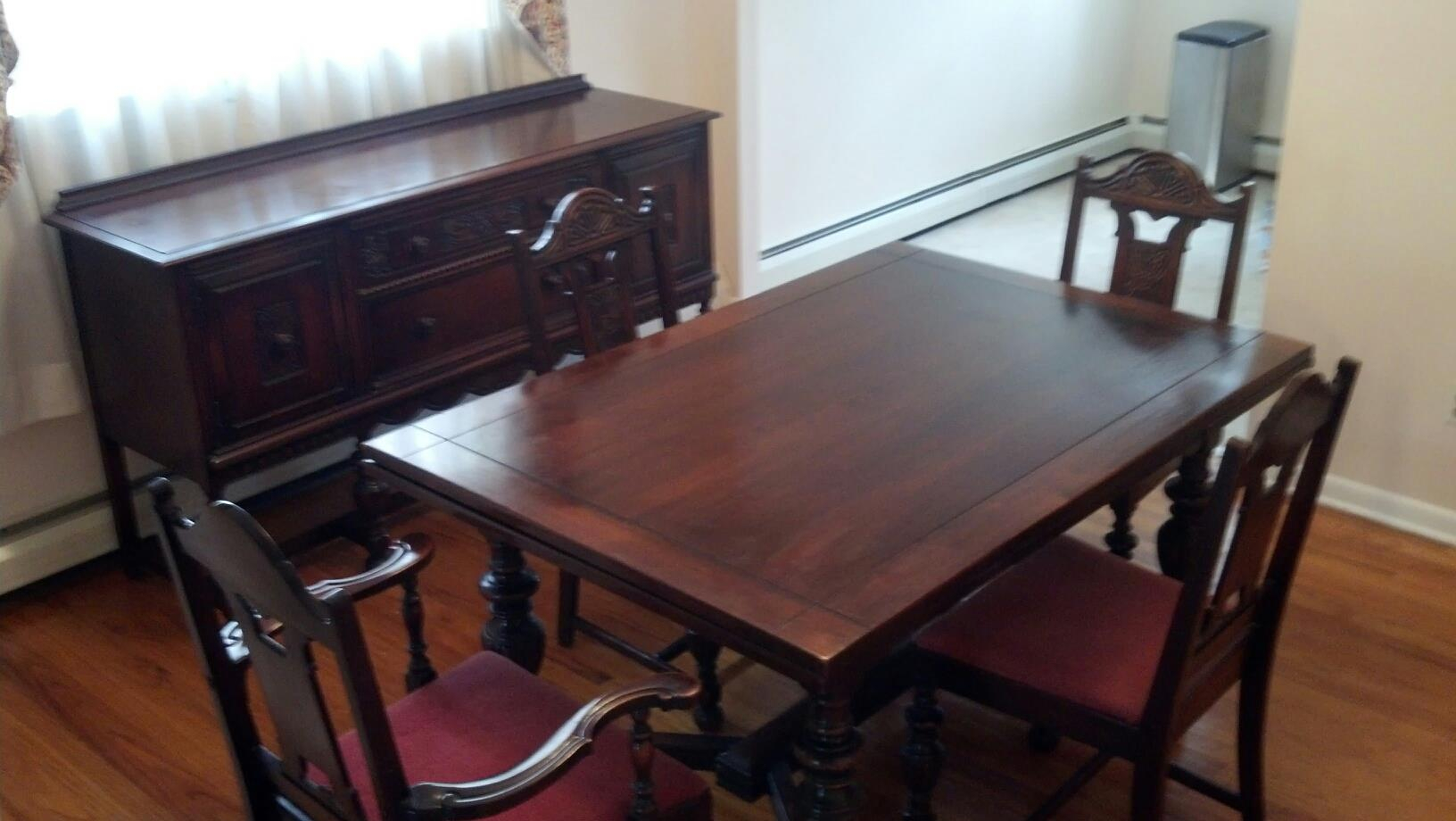 I Have A 1940s Vintage Solid Mahogany Dining Room Set That for proportions 1632 X 920