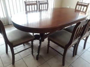 Imbuia Dining Room Set with size 1032 X 774