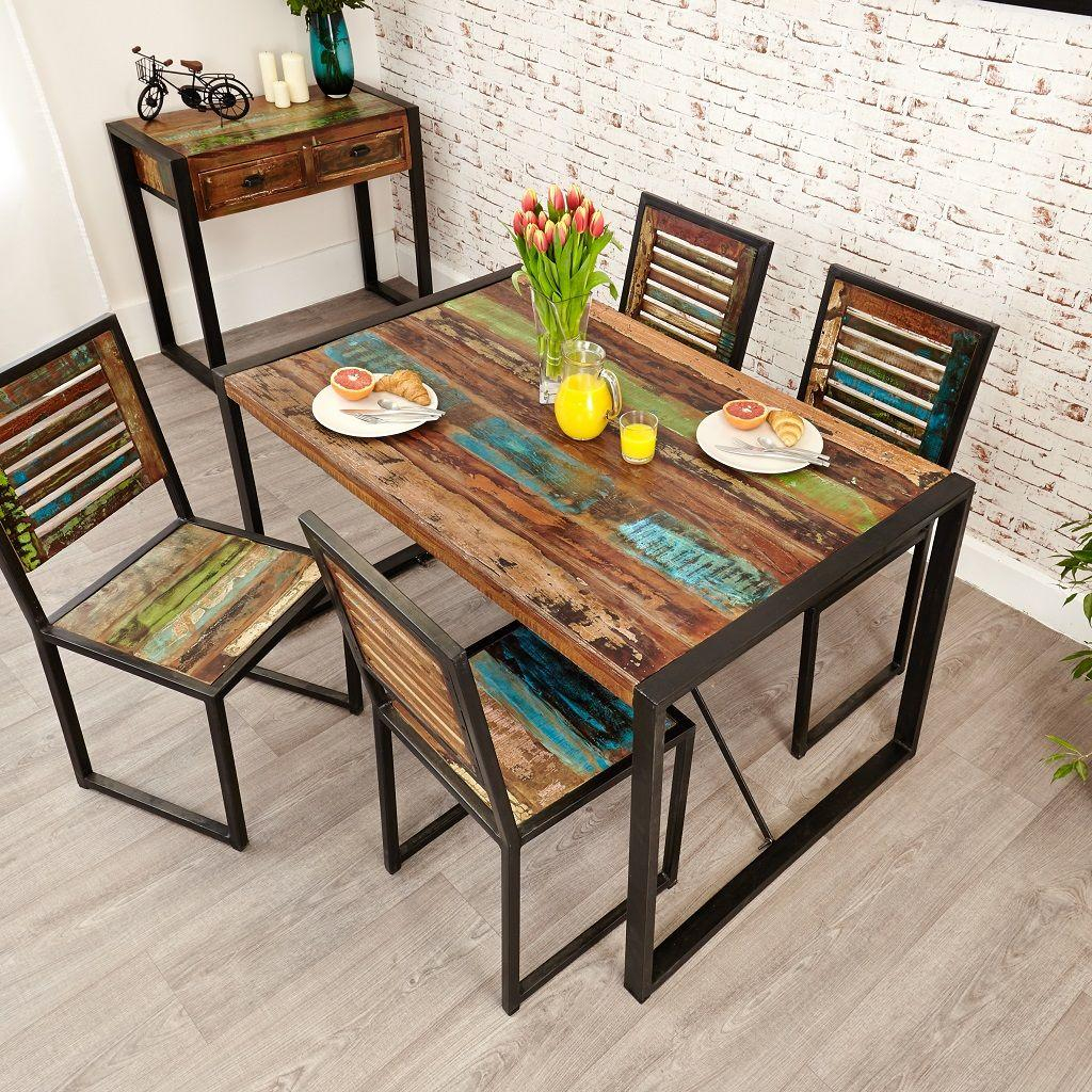 Industrial Chic Small Dining Table in proportions 1024 X 1024