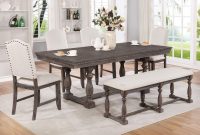 Ivan Smith Regent Brown Formal Dining Set W 4 Chairs Bench within measurements 1366 X 968
