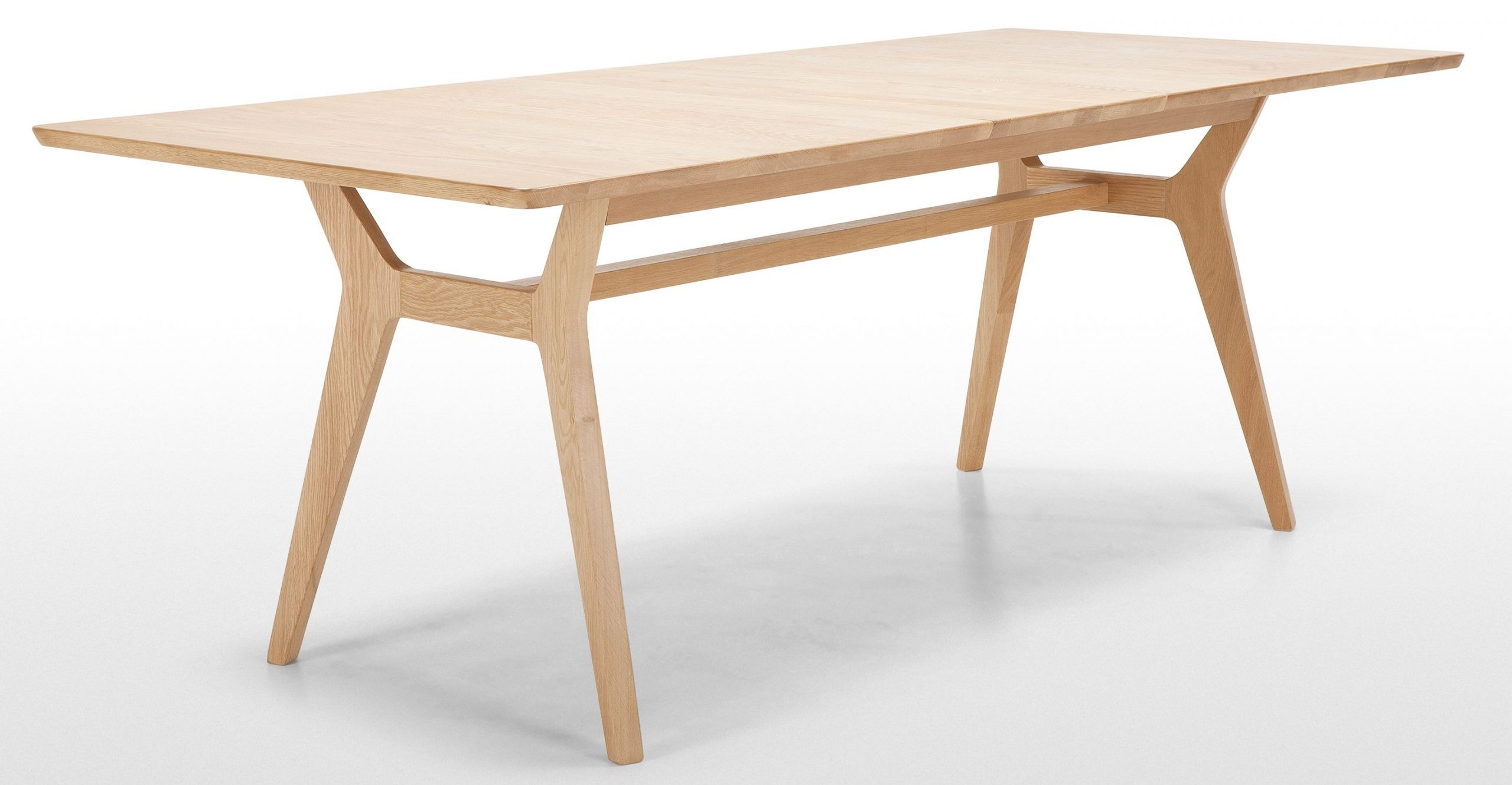 Jenson Extending Dining Table Solid Oak Made Oak with measurements 2889 X 1500