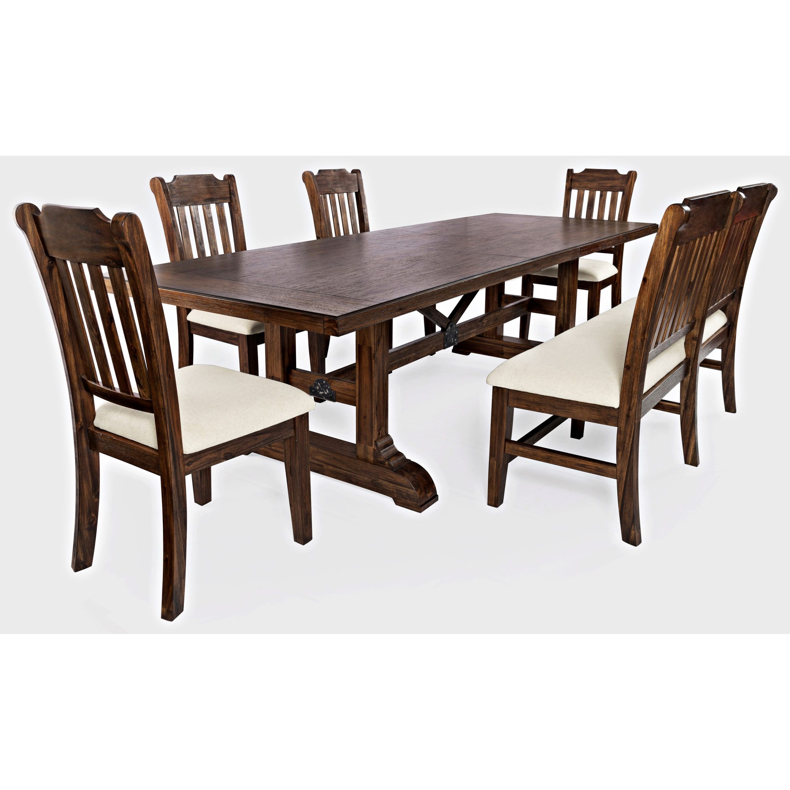 Jofran Bakersfield 6pc 1901 110 6 Piece Dining Table And within size 3200 X 3200