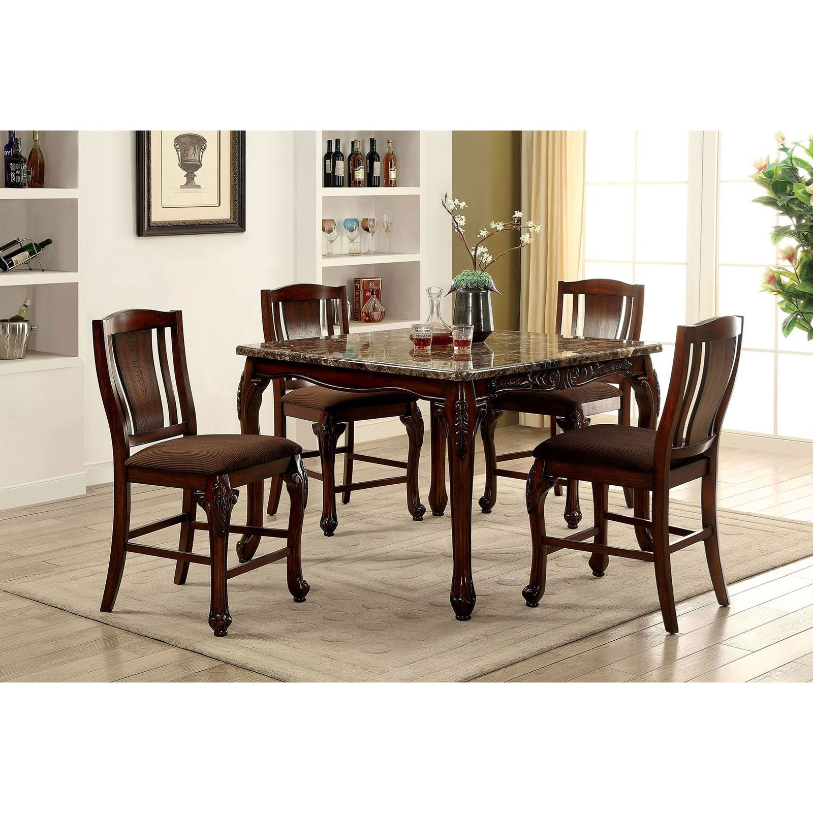 Johannesburg Table 4 Counter Ht Chairs inside measurements 1600 X 1600