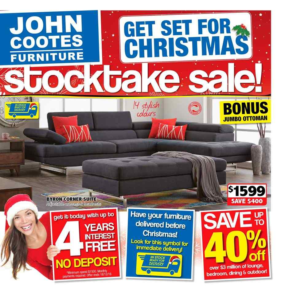 John Cootes Furniture Catalogue 8 November 22 December 2016 with proportions 915 X 950