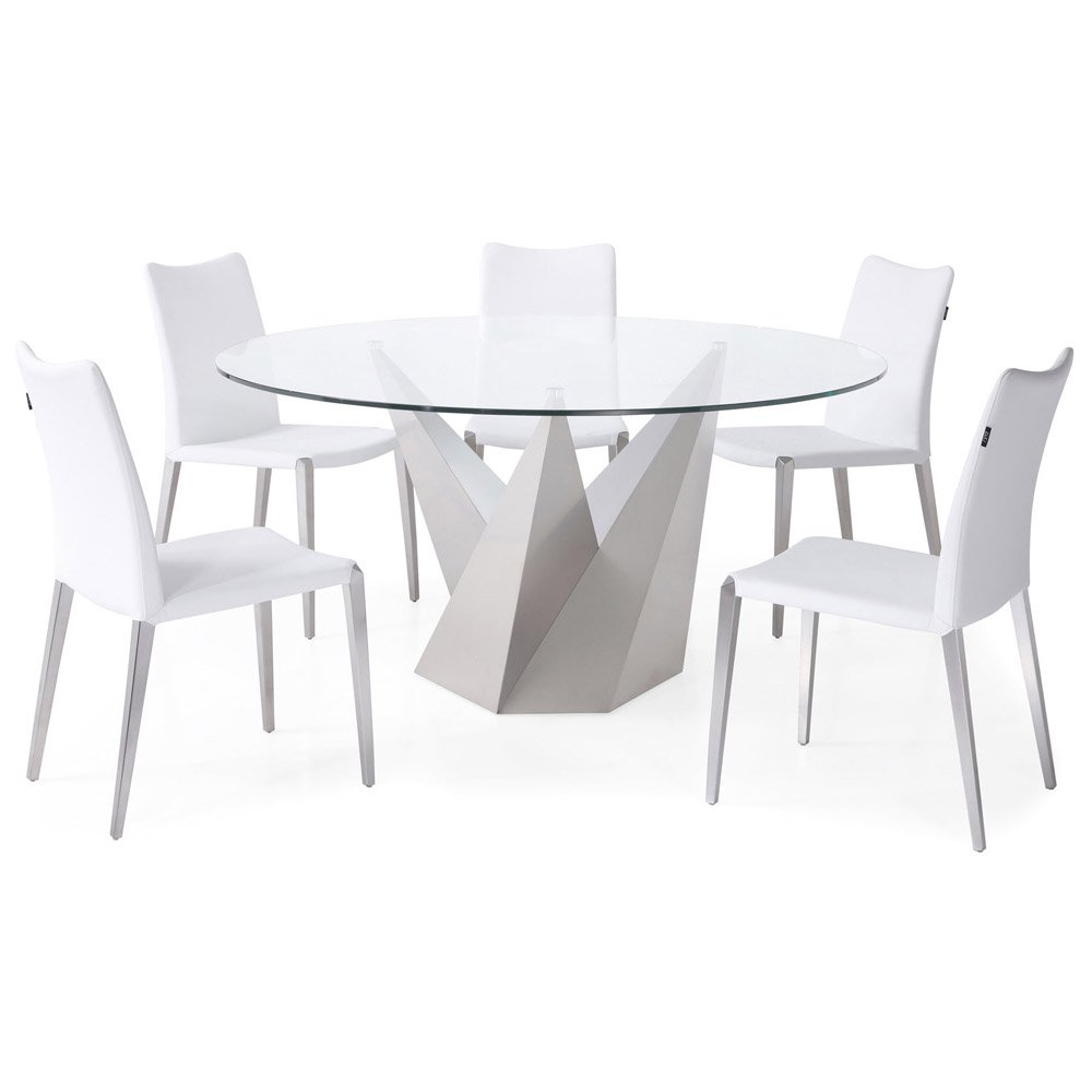 Jordan Dining Chair Brushed Stainless pertaining to dimensions 1000 X 1000