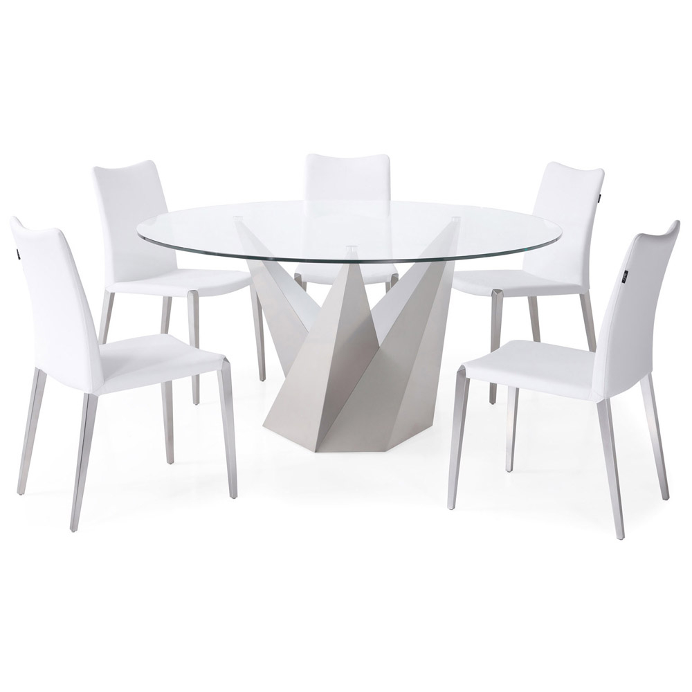 Jordan Dining Chair Brushed Stainless with regard to measurements 1000 X 1000