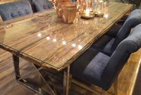 Kensington Reclaimed Wood Dining Table With Glass Top with dimensions 1220 X 851