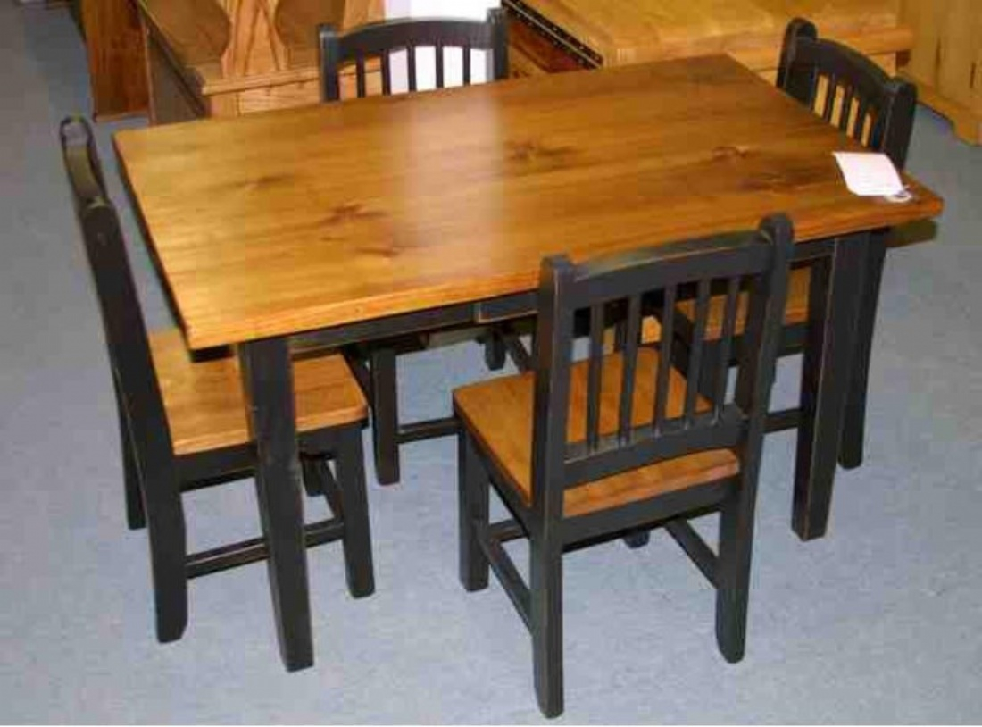Kids 5 Piece Wooden Mennonite Table And Chair Set Lloyds regarding proportions 1100 X 814