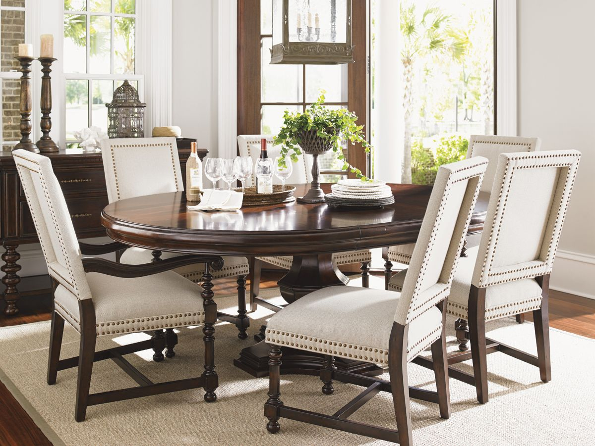 Kilimanjaro Maracaibo Round Dining Table Lexington Home with regard to sizing 1200 X 901