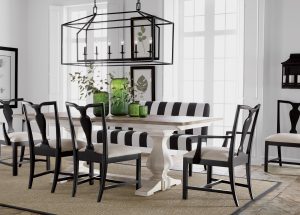 Killian Linear Chandelier Black White Dining Room White inside size 2430 X 1740