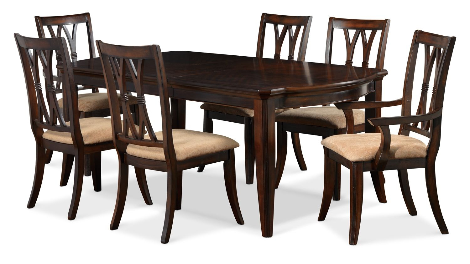 King George Dining Room 7 Pc Dining Set Leons Dining for size 1500 X 844
