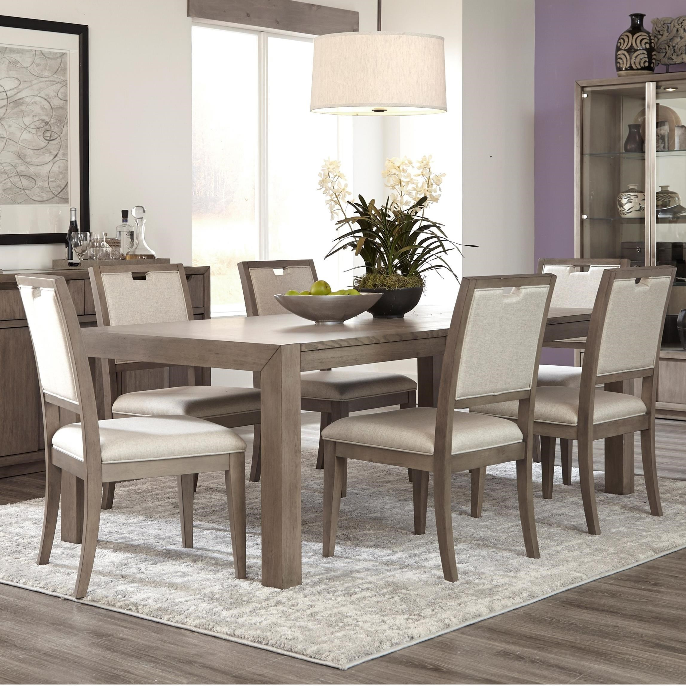 Klaussner International Melbourne Seven Piece Dining Set in dimensions 2295 X 2295