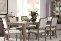 Klaussner Melbourne 7 Piece Dining Set In Soft Grey Dining throughout size 1200 X 1200