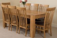 Kuba Oak Dining Table With 8 Harvard Oak Chairs with size 900 X 900