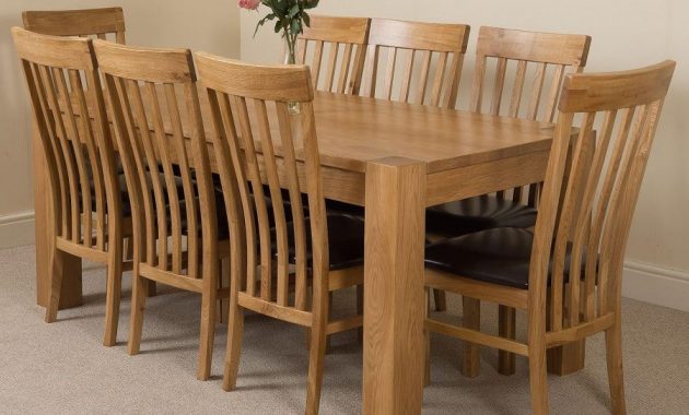 Kuba Oak Dining Table With 8 Harvard Oak Chairs with size 900 X 900