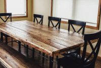 Lake House Decor Ideas Barnwood Dining Table Reclaimed with regard to measurements 735 X 1102