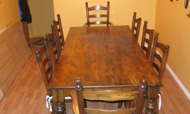 Large 7ft X 3ft 6 Dining Room Table With 8 Chairs Cushions In Bangor County Down Gumtree inside measurements 1024 X 768