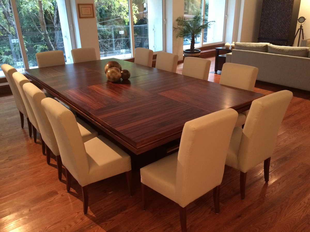 Large Dining Room Table Seats 12 With Decoration In Wood in dimensions 1200 X 900