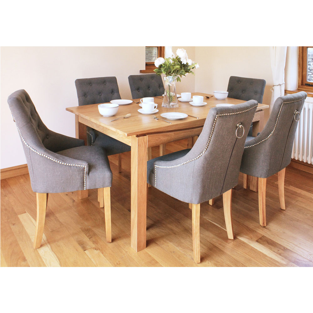 Large Dining Table Scandinavian Oak Living Collection in size 1000 X 1000