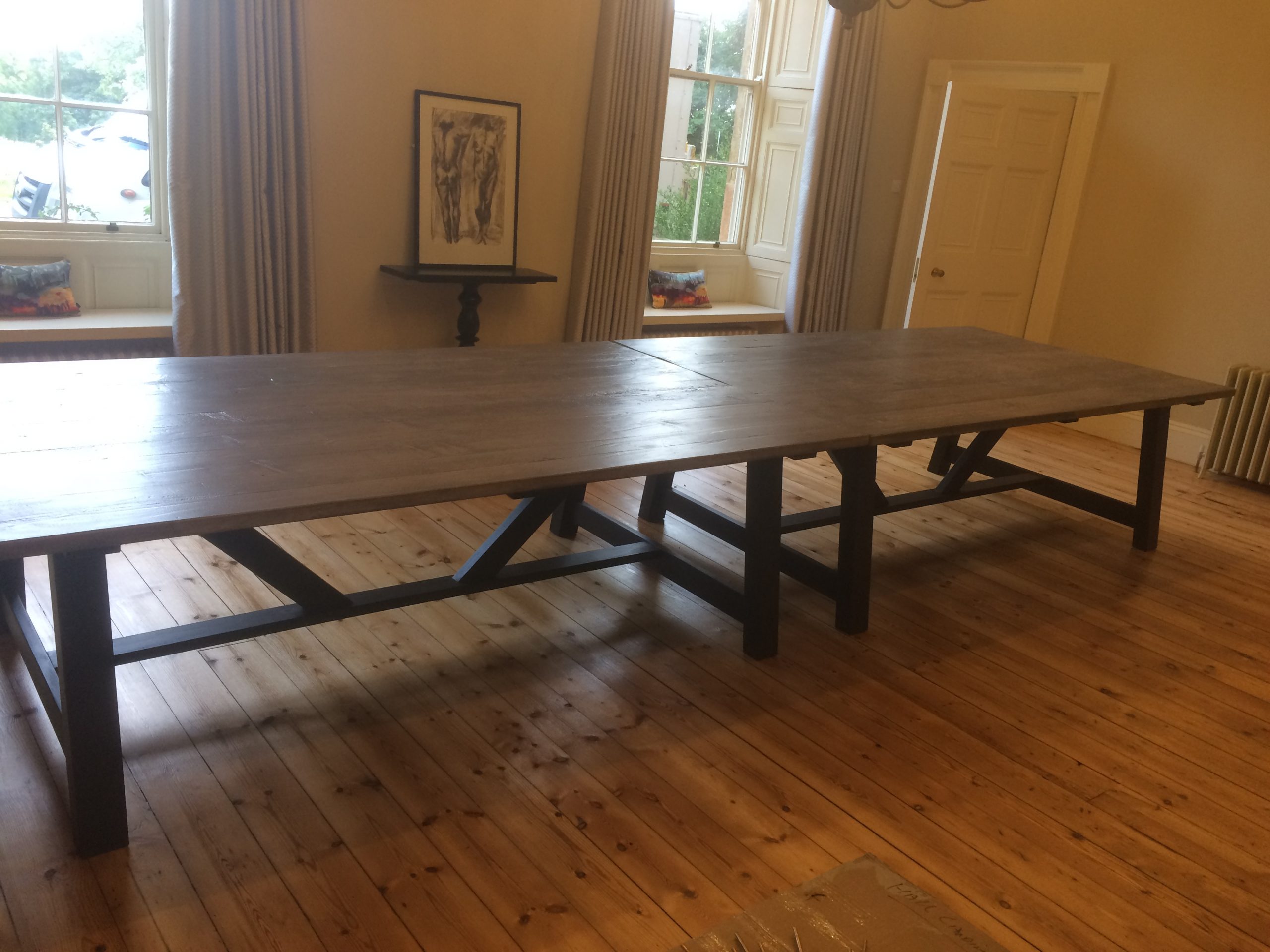 Large Dining Tables Vintage Furniture Co regarding sizing 3264 X 2448